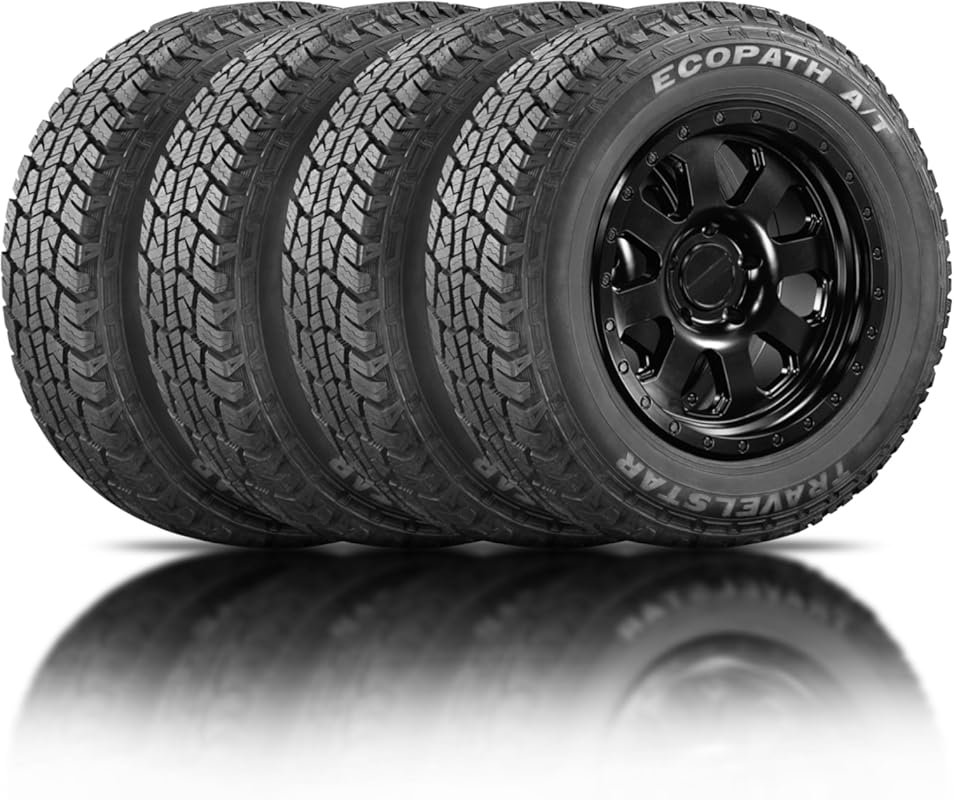 Set of Four Travelstar Ecopath AT All-Terrain Radial Tires LT225/75R16