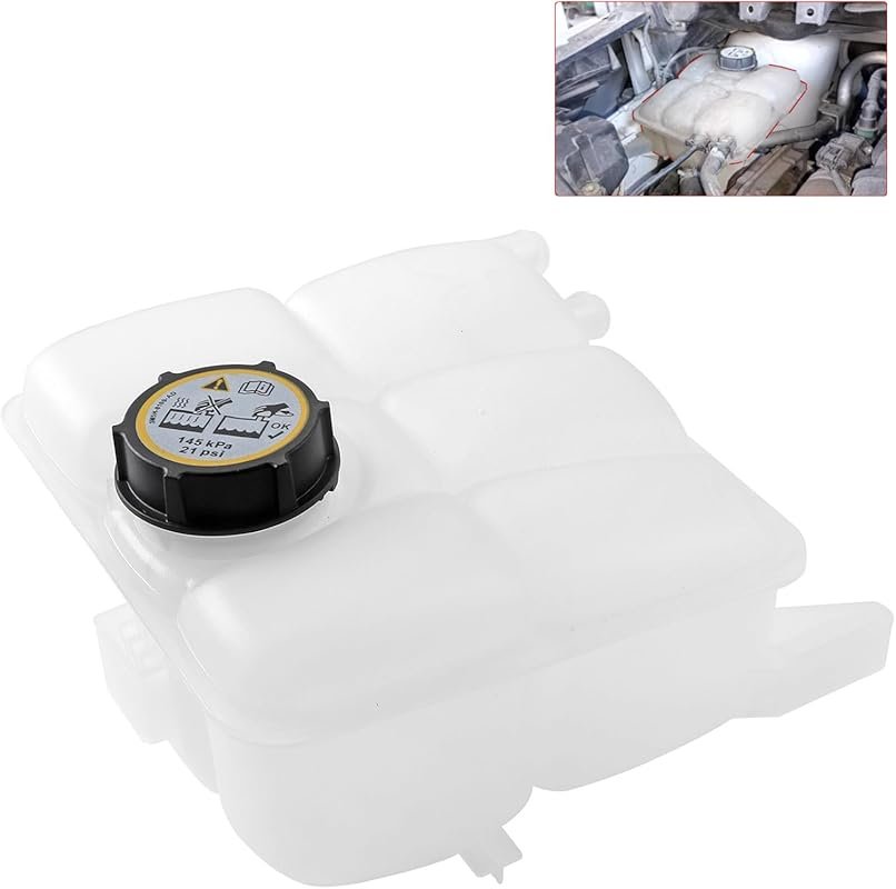 Coolant Reservoir Tank with Cap Compatible with 2013-2016 Ford Escape 