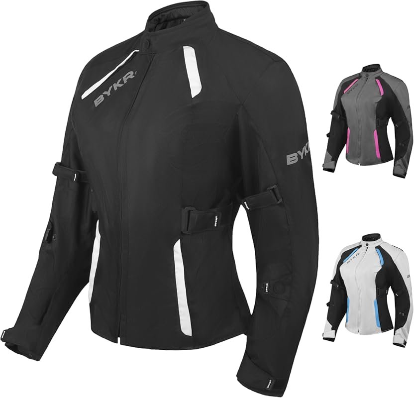 BYKR Women's CE Armored Motorcycle Jacket – Ladies Enduro Adventure Pr
