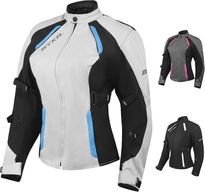 BYKR Womens Motorcycle Jacket For Women Ladies Motorsports Enduro Bike