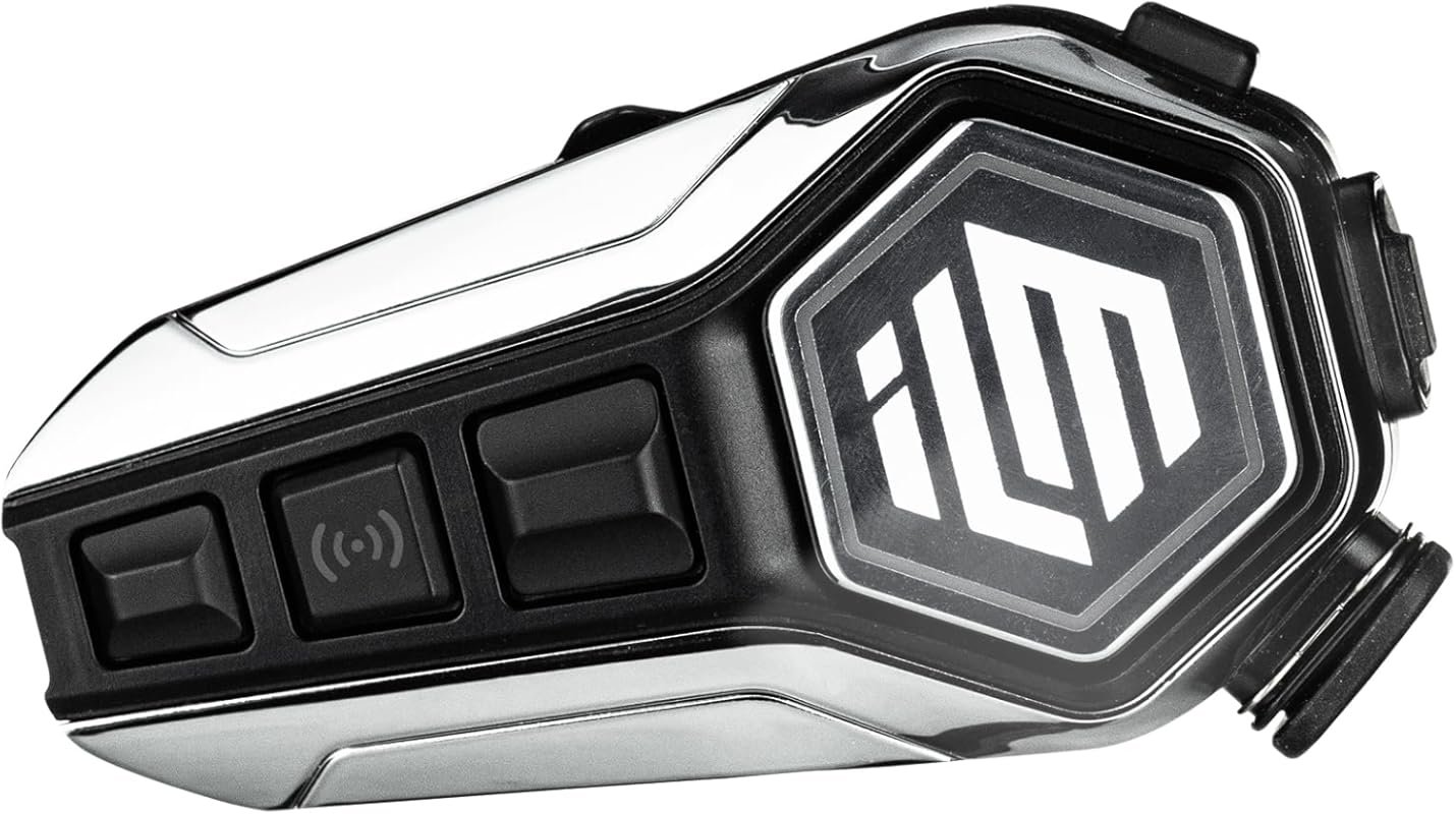 ILM Motorcycle Bluetooth Headset with 2100M Intercom Range IP67 Waterp