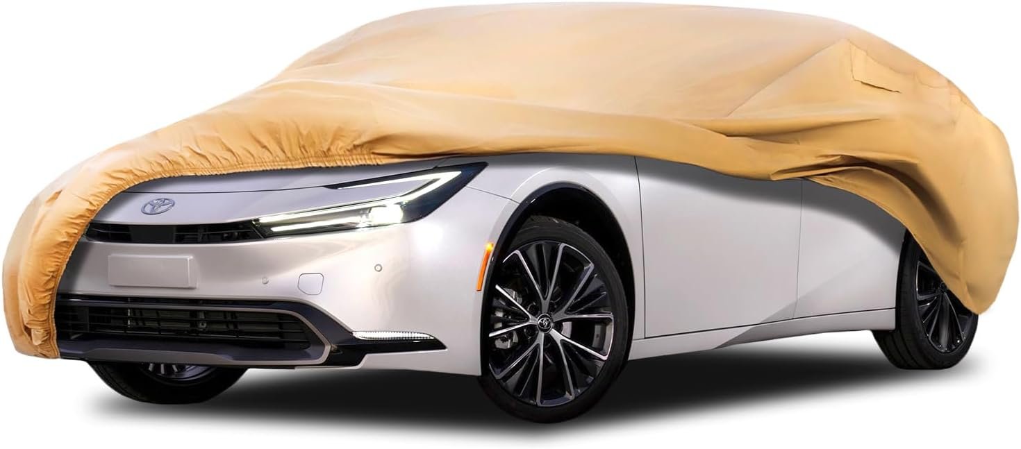 Heavy Duty Outdoor Car Cover for Toyota Prius – Custom Fit Windproof A