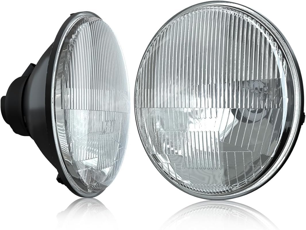 Best 7 Inch LED Glass Headlight with Round Housing for High-Low Beam C