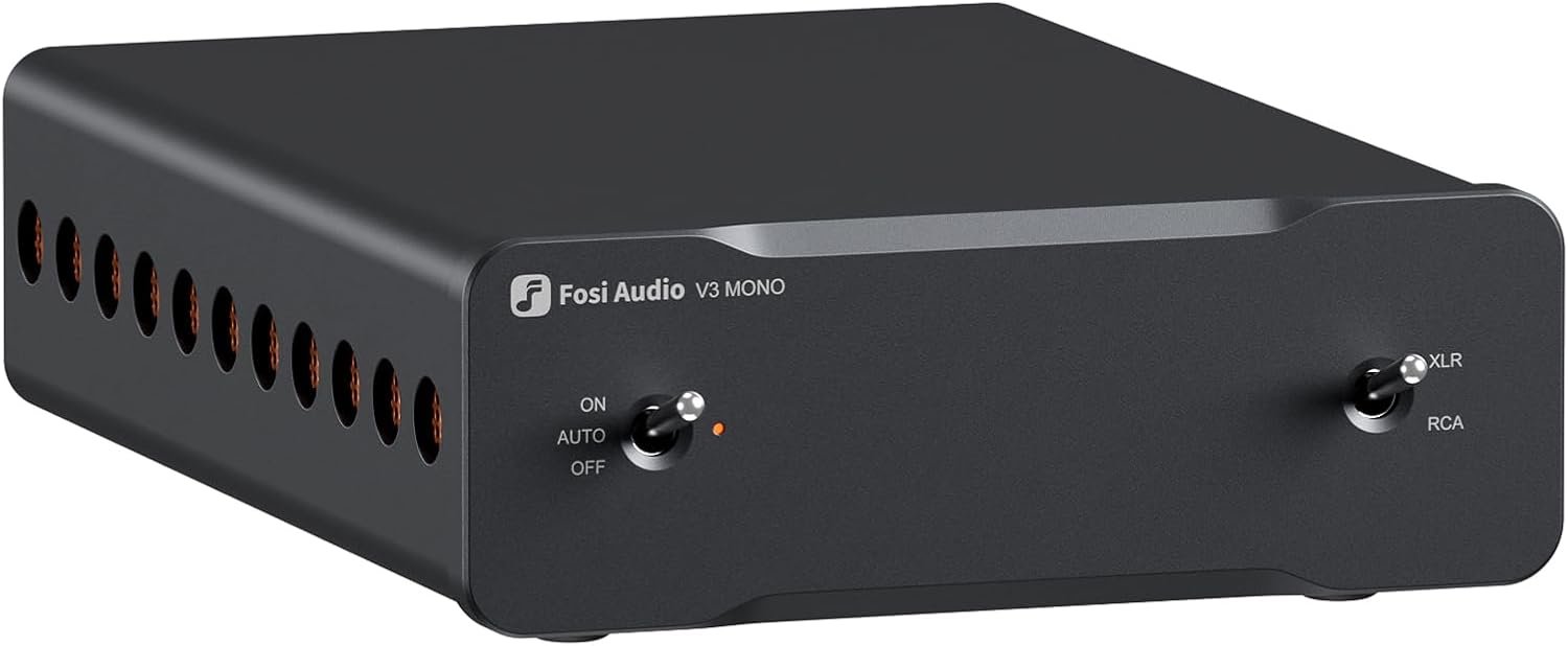 Fosi Audio V3 Mono Amplifier: Class D Monoblock with 240W, TPA3255, an