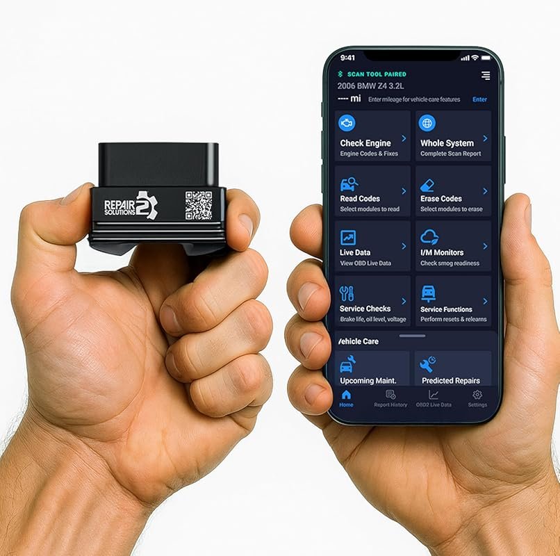 Innova 1000 Bluetooth OBD2 Scanner for iPhone and Android Detects Chec