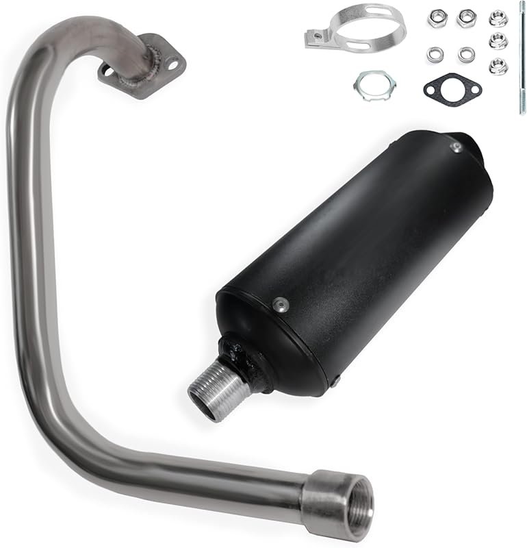 JMCHstore Performance Long Exhaust Pipe for Coleman BT200X, CT200U, Ba
