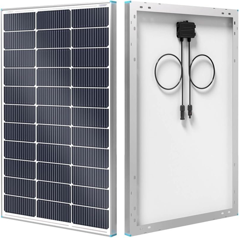 Renogy 100W N-Type Solar Panel with 16BB Cells and 25% Efficiency for 