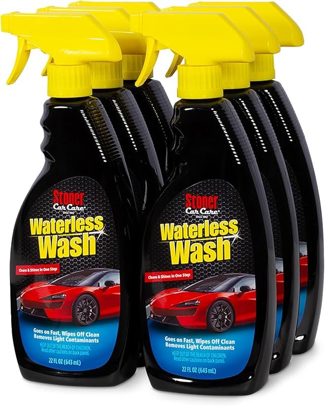 Stoner Car Care Waterless Wash Spray cleans, shines, and protects with