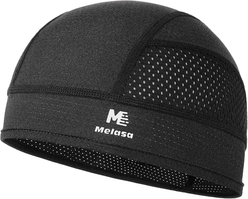 MELASA Cooling Skull Caps Helmet Liner, Lightweight Mesh Under Helmet