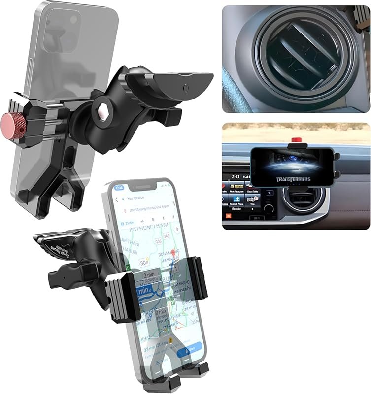 Aluminum Phone Mount for Toyota Tacoma 3rd Gen with Full Metal Arm