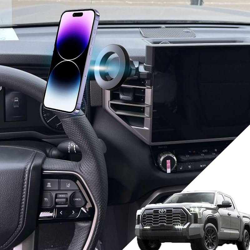 Best Phone Holder for Toyota Tundra 2022 and Sequoia 2023 – Custom Fit