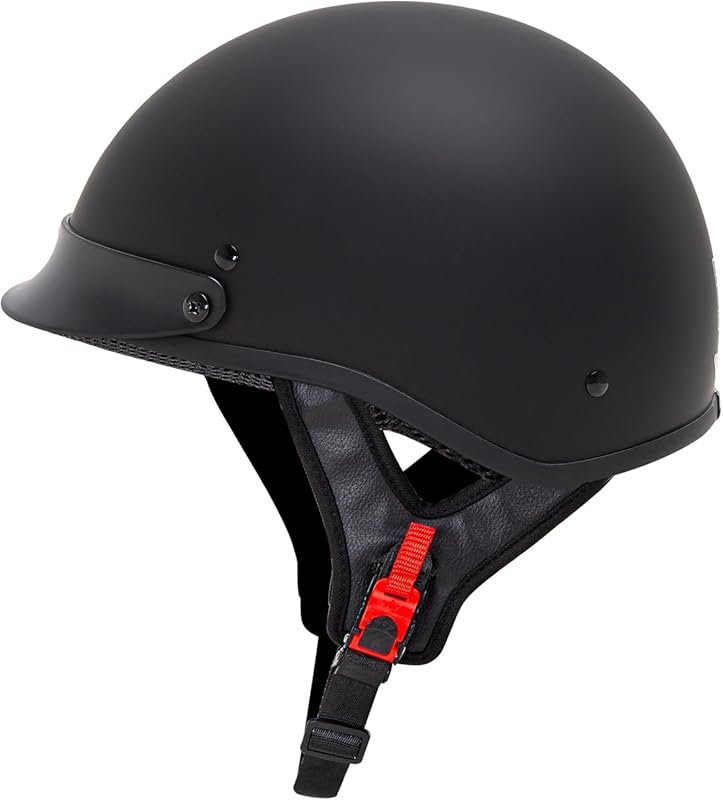 Cartman Cruiser Scooter Motorcycle Half Face Helmet,Matte Black Graphi