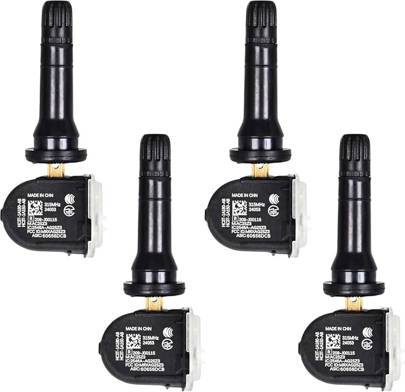 Set of 4 315MHz TPMS Sensors for Ford Expedition, F-150, Fusion, and L