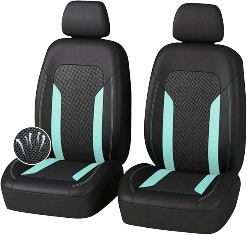 Breathable Cooling Seat Covers with Mesh Construction, Universal 4-Pie
