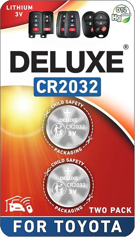 Key Fob Batteries for Toyota RAV4, Camry, Corolla, Highlander, Prius,