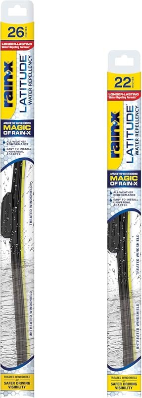Rain-X Latitude Water Repellent Wiper Blades – 26