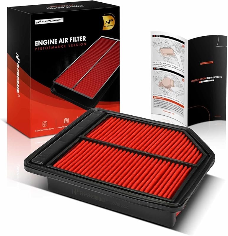 A-Premium Pre-oiled Engine Air Filter Compatible with Honda Civic 2006