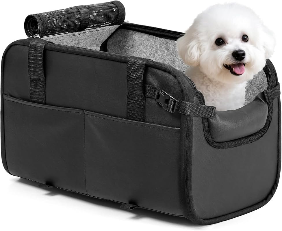 YUDODO Large Dog Car Seat – Fits Center Consoles Over 9.5in Wide, PU L