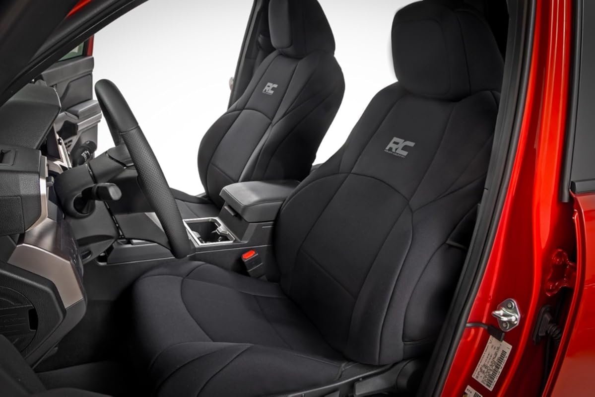 Rough Country Neoprene Seat Covers for 2024-2025 Toyota Tacoma Double 