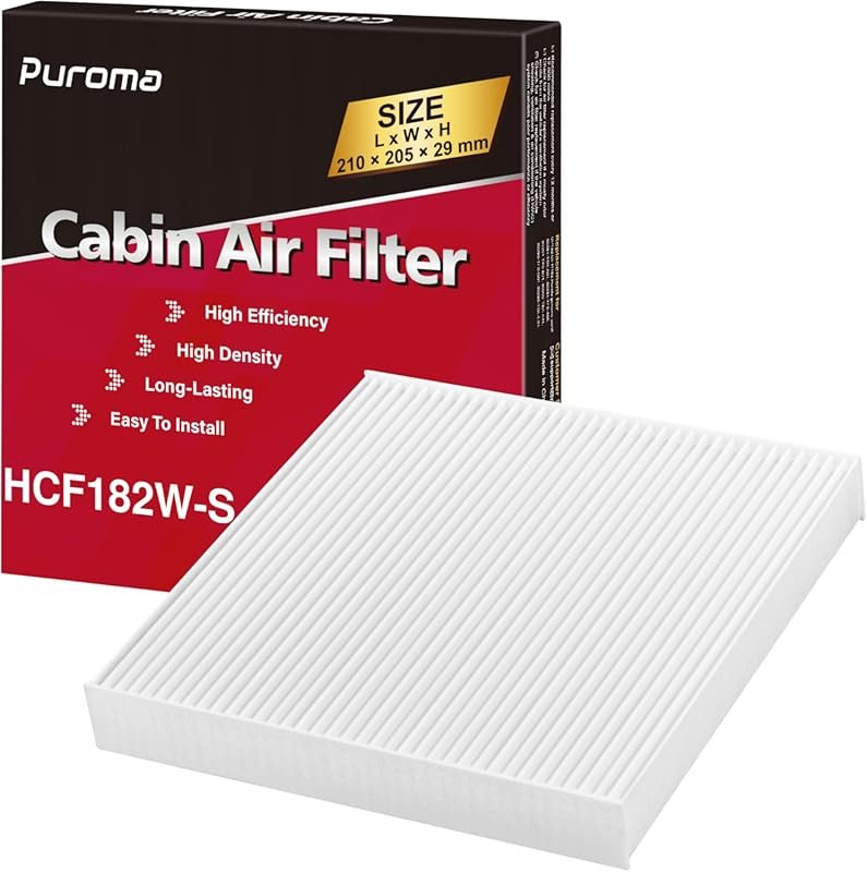 Puroma Cabin Air Filter Replacement for Honda Civic, CR-V, and Other M
