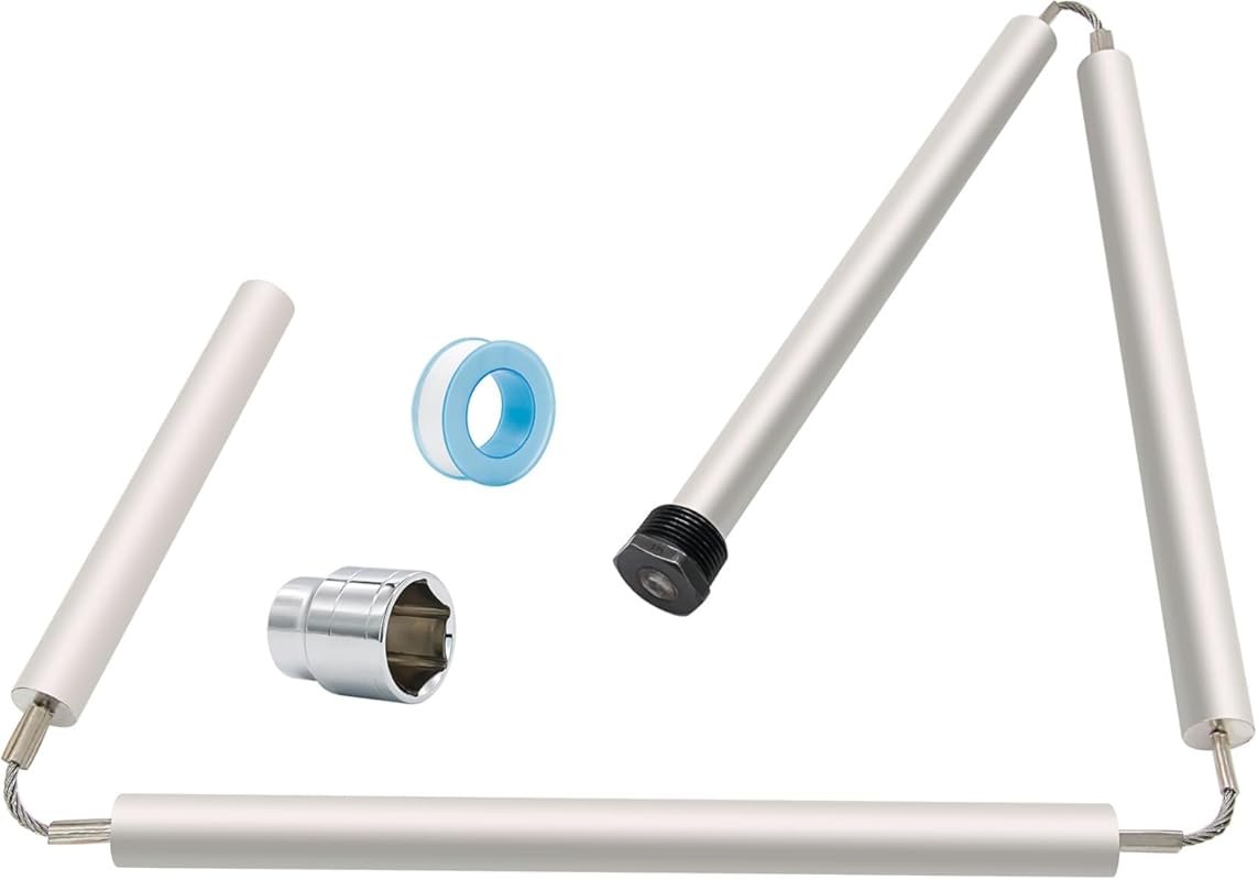 44-Inch Flexible Magnesium Anode Rod for GE, Rheem, and Kenmore Water 