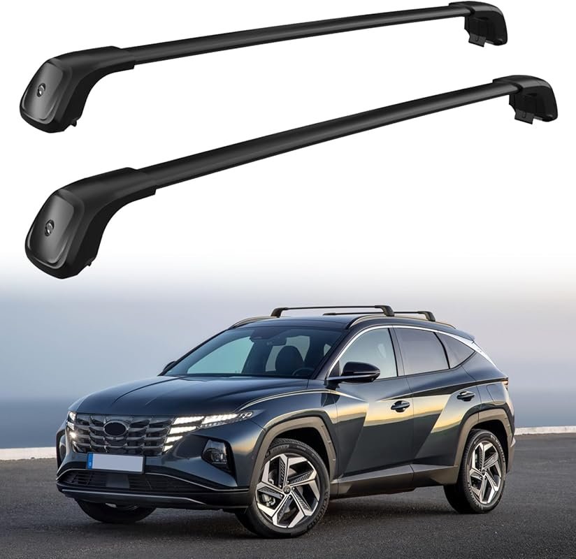 Snailfly lockable roof rack cross bars for Hyundai Tucson 2022-2025, h