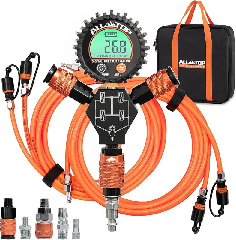 ALL-TOP 4 Tire Inflation and Deflation System with Digital Pressure Ga