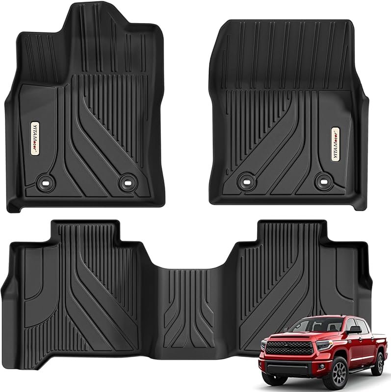 YITAMOTOR Floor Mats Fit for Toyota Tundra CrewMax Cab 2026