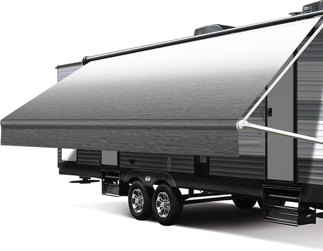 Best RV Awning Replacement Fabric: 18.5oz Heavy-Duty Weatherproof Viny