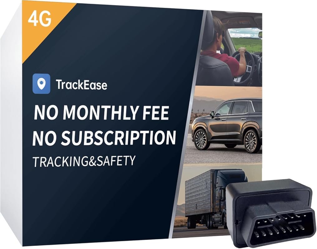 GPS Tracker for Vehicles, No Monthly Fee, No Subscription, Real-Time T