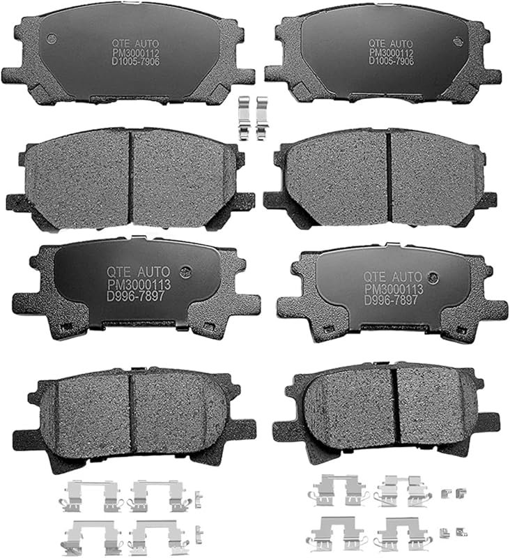 PM Auto Ceramic Brake Pads Set for Front and Rear on 2007-2009 Lexus R