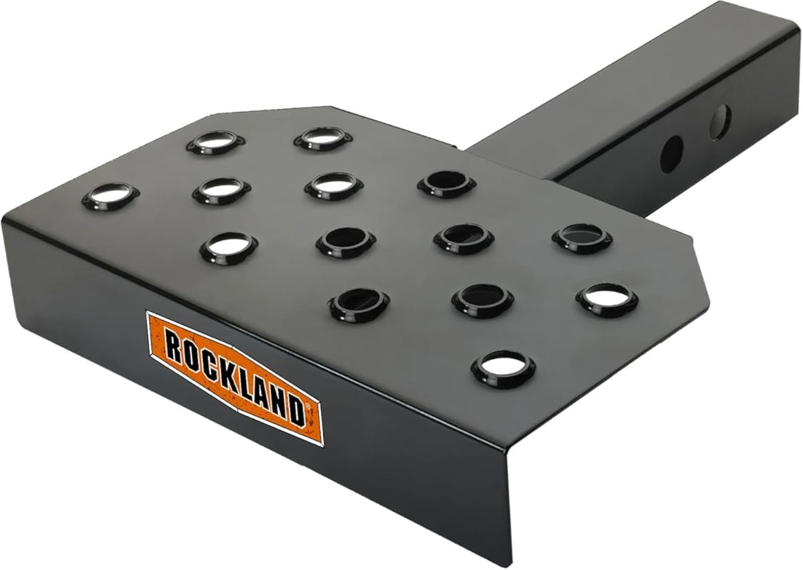 Rockland Anti-Slip Black Hitch Step for 2-Inch Receiver on Pickup Truc