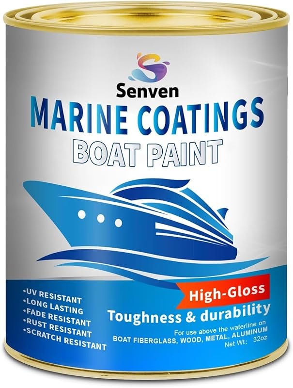 35 Oz Oil Based Epoxy Marine Paint for Fiberglass Boats in Multiple Gl