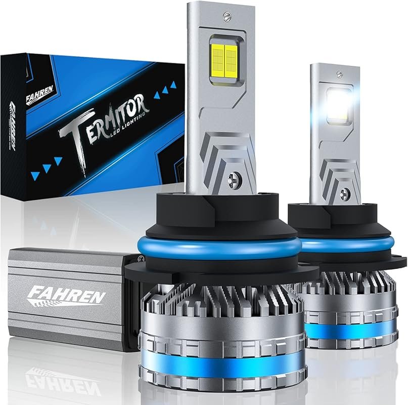 FAHREN 9004 LED Fog Light Bulbs: 32000LM, 120W, 6500K Cool White, IP68