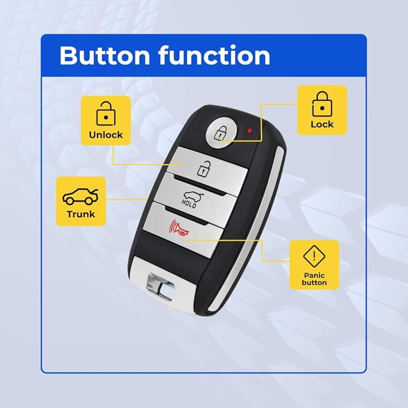Replacement Key Fob for Kia Optima 2014
