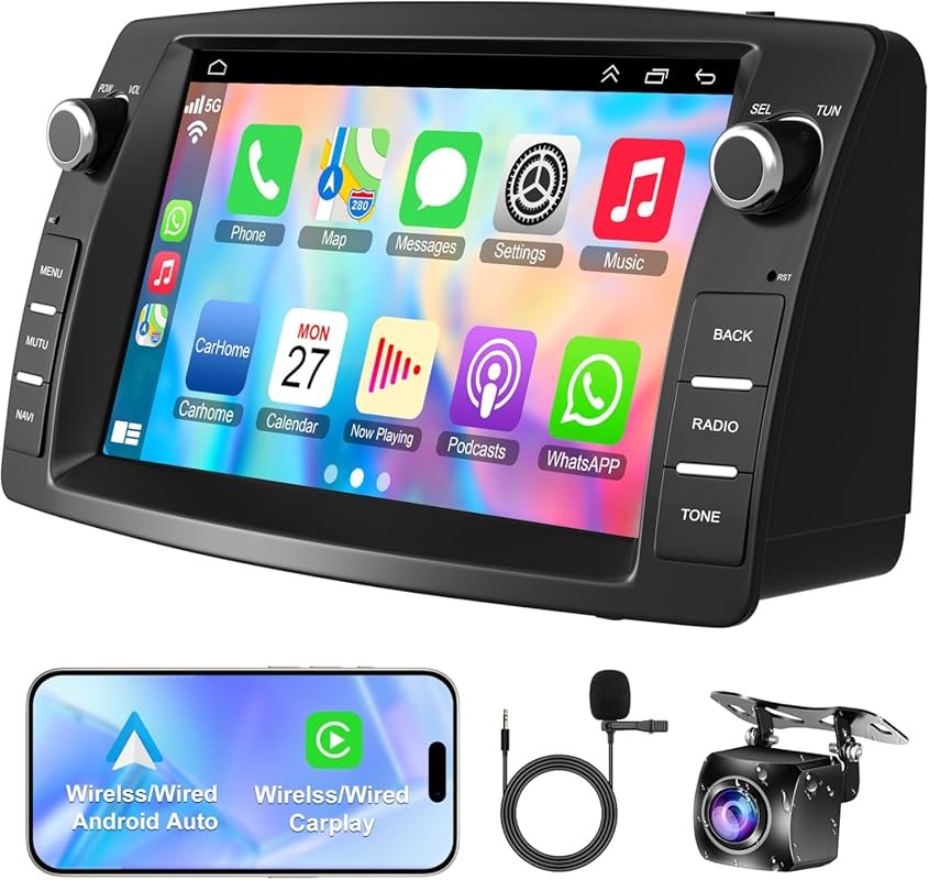 Android Car Stereo for Toyota Corolla with 7-Inch Touchscreen, Wireles