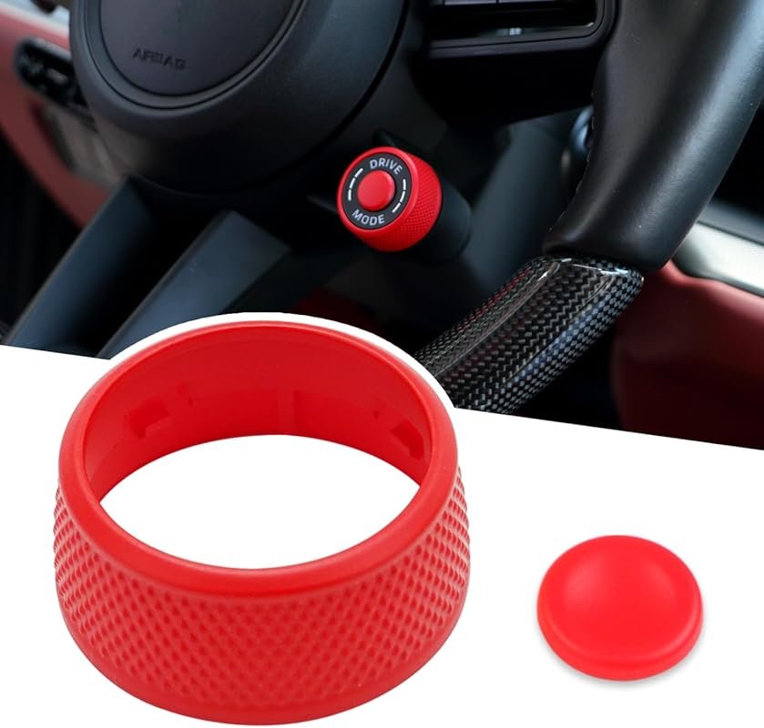 Jaronx Steering Wheel Drive Mode Knob Cover for Cayenne 2024-2025 – Sp