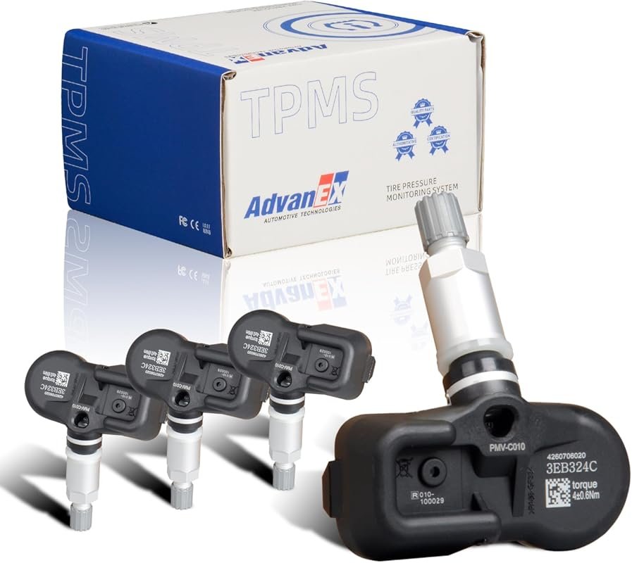 TPMS Sensors 315MHz Set of 4 for Lexus RC/NX/LS/GS, Toyota Corolla/Pri