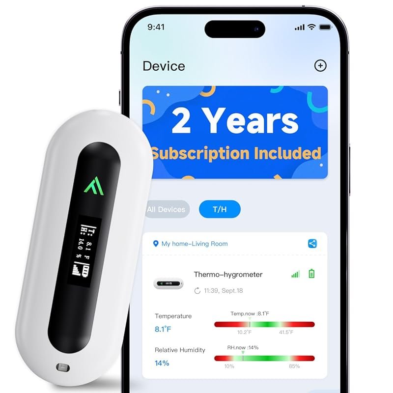 RV Pet Temperature Monitor with Cellular Alerts for Power Outage and H