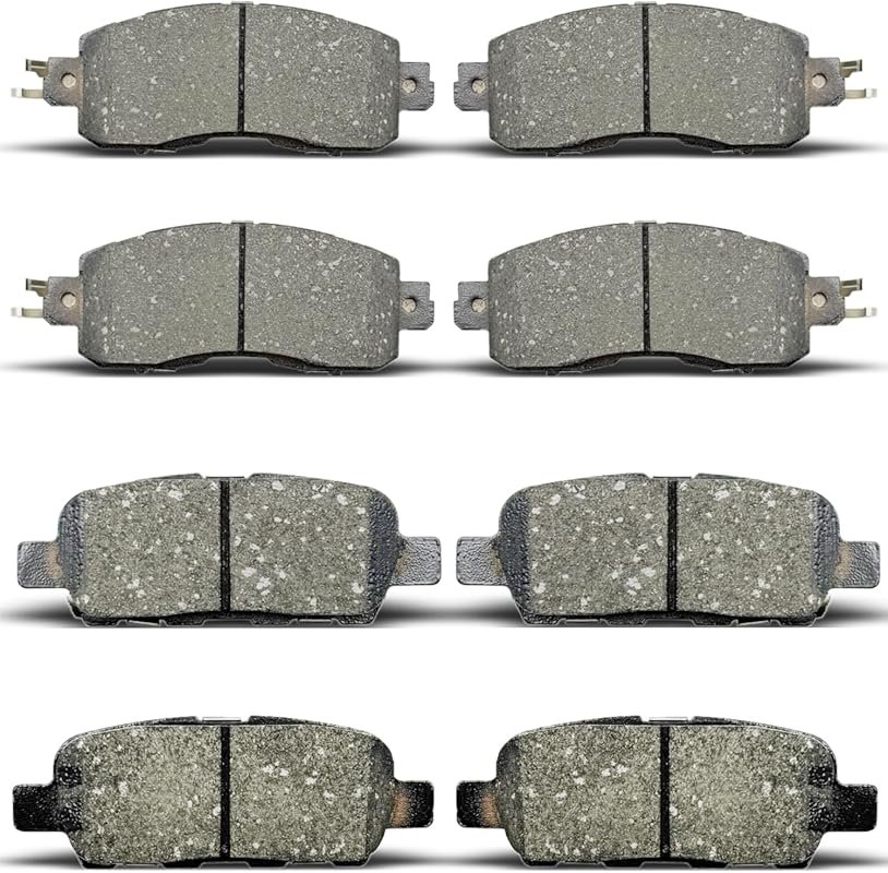 Ceramic Brake Pad Set for Nissan Altima 2013-2023, 8-Piece Kit with D9