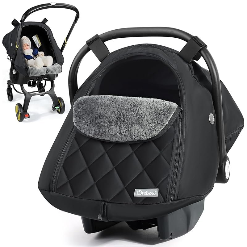 Orzbow Waterproof Car Seat Cover – Breathable, Zipper Access, Fits Doo