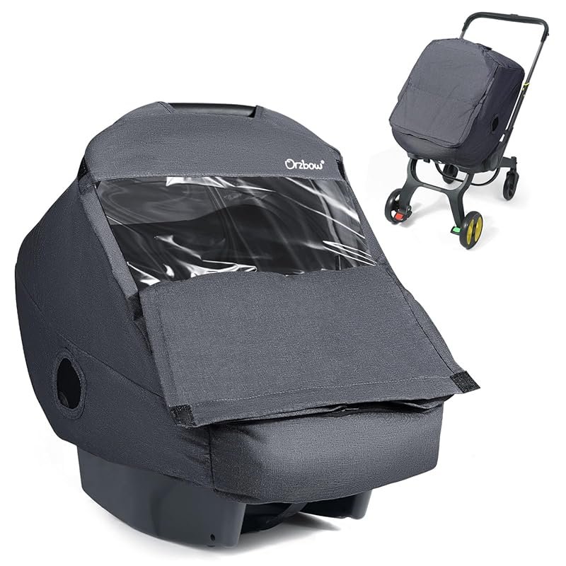 Waterproof Winter Baby Car Seat Cover with Clear Peep Window: All-Weat