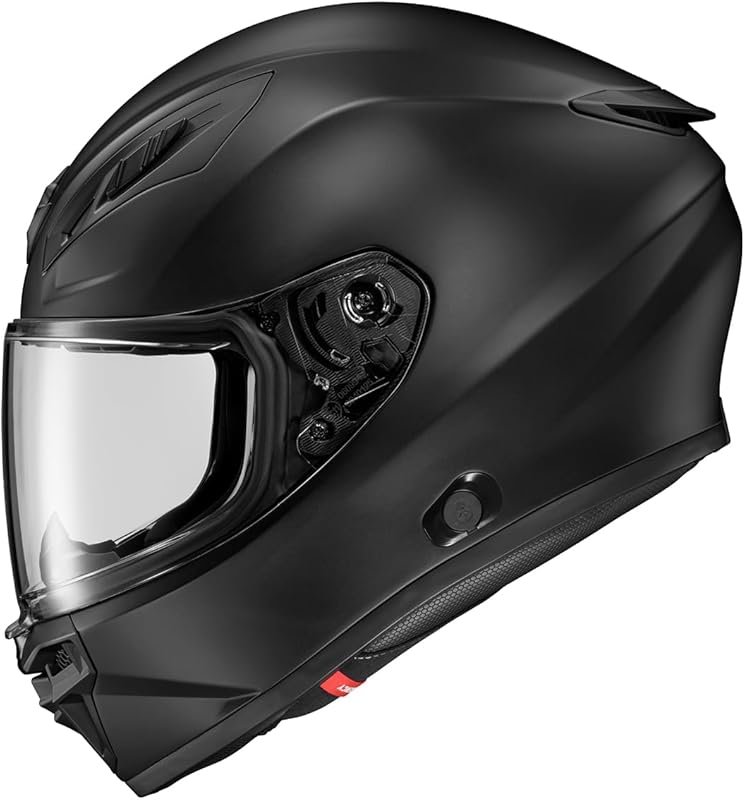 ScorpionEXO R430 Full Face Street Motorcycle Helmet with Bluetooth Rea