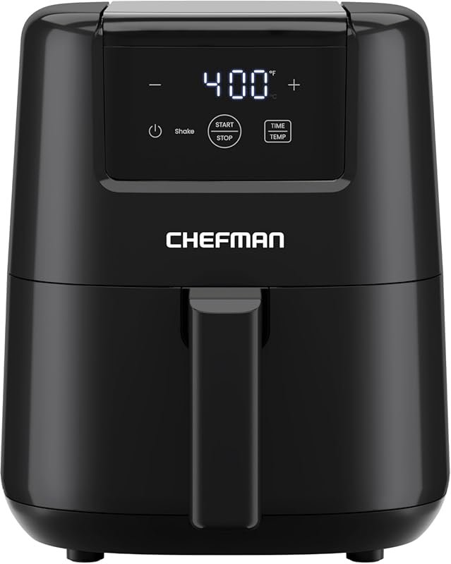 CHEFMAN 2 Qt Mini Digital Air Fryer with Timer, Shake Reminder, and Di