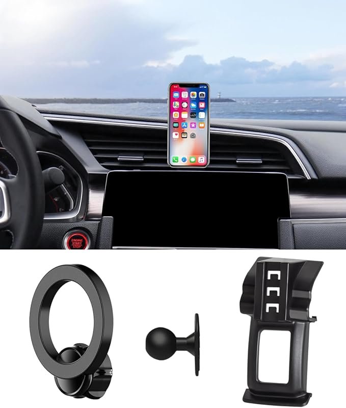 MaserWeller MagSafe Air Vent Phone Holder for Honda Civic 2016-2021, f
