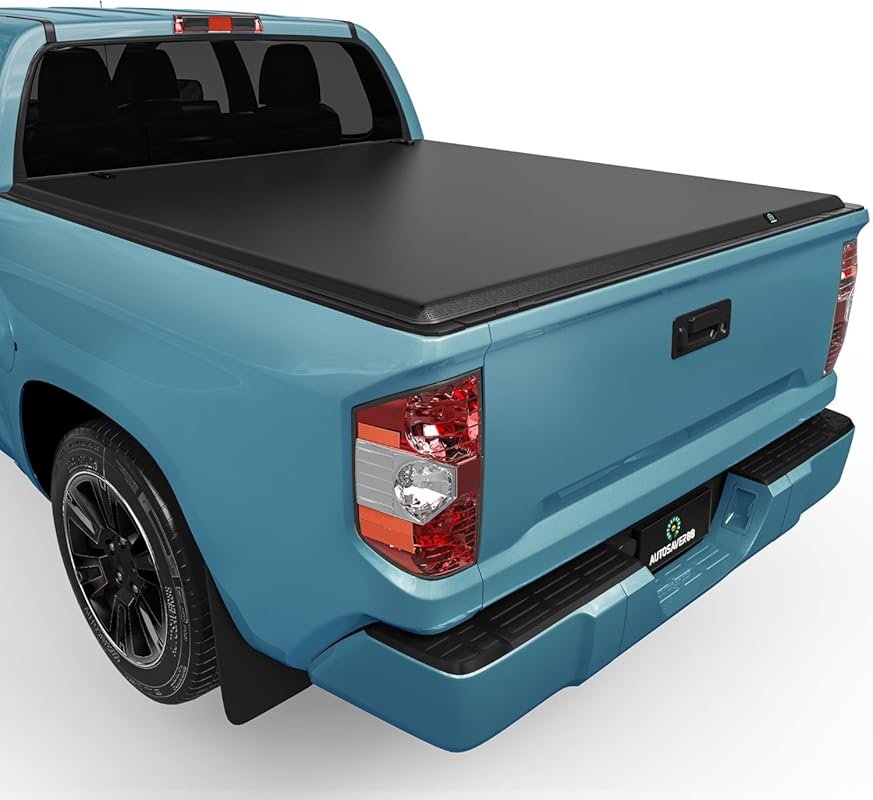 AUTOSAVER88 Soft Tri-Fold Tonneau Cover for 2022-2026 Toyota Tundra 5.
