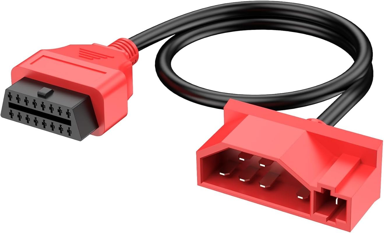 Autel 7 Pin OBD1 to OBD2 Adapter Cable for Ford, 7Pin OBD1 to 16 Pin O