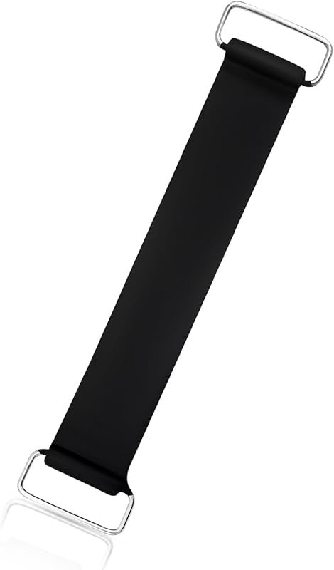 Motorcycle Battery Strap – Stretchable Rubber Holder with Metal Buckle