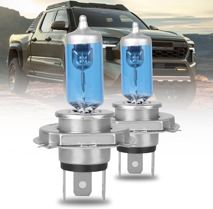 Halogen Headlight Bulbs for Toyota Tacoma 1997–2015, 9003/H4 High/Low 