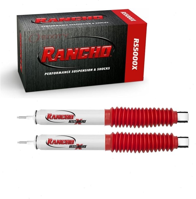 2 pc Rancho Front RS5000X Shock Absorbers compatible with Dodge Ram 25